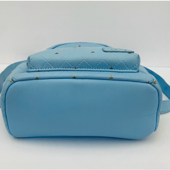Loungefly Disney Cinderella Castle Quilted Blue Mini Backpack main image 7
